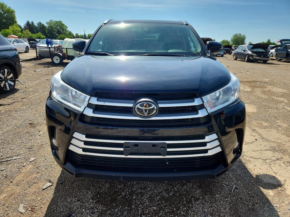 2018 Toyota Highlander VIN 5TDJZRFH8JS546040 COPART salvage auction — SIDE, Il - Salvage Certificate, sold $13,300 on 2026-07-16 (photo 5)