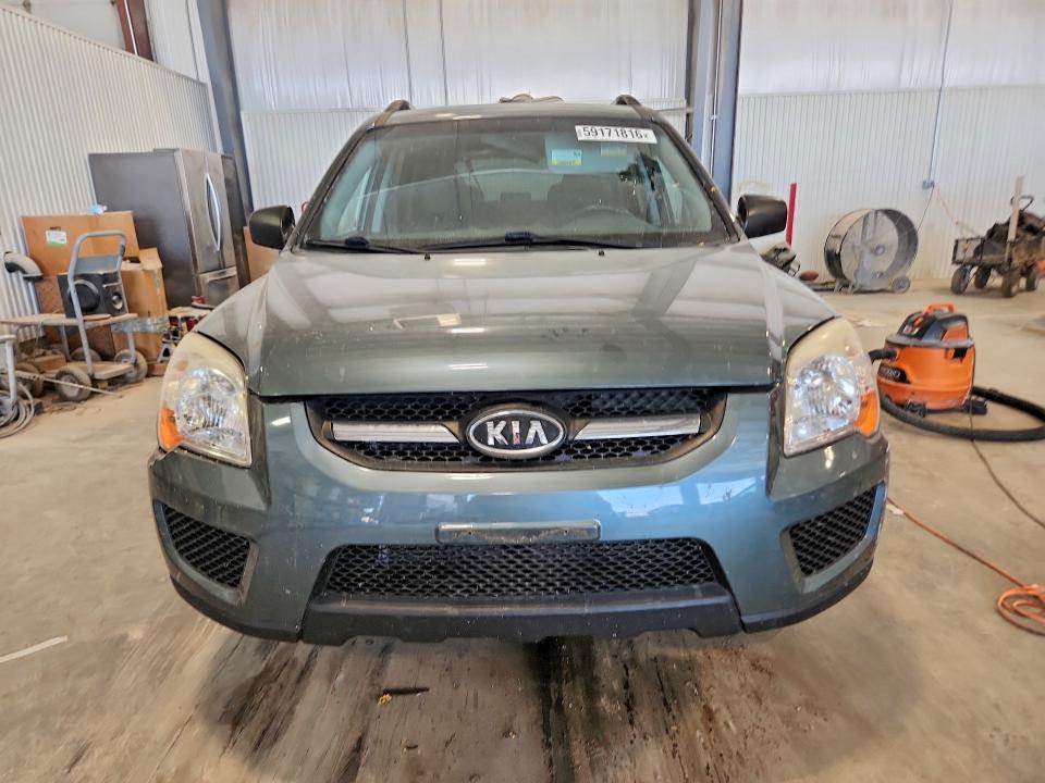 2009 Kia Sportage VIN KNDJF724397576097 COPART salvage auction — HAIL, Ne - Cert Of Title-Salvage, sold $1,000 on 2026-07-14 (photo 5)