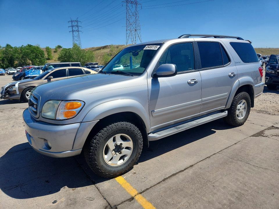 2001 Toyota Sequoia VIN 5TDBT48A11S023516 COPART salvage auction — UNDERCARRIAGE, Co - Salvage Title, sold $1,800 on 2026-07-27 (photo 1)