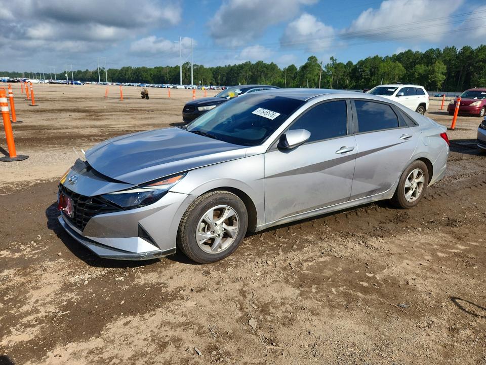 2021 Hyundai Elantra VIN 5NPLL4AG1MH048493 COPART salvage auction — FRONT END, Ms - Cert Of Title-Salvaged, sold $500 on 2026-07-24 (photo 1)