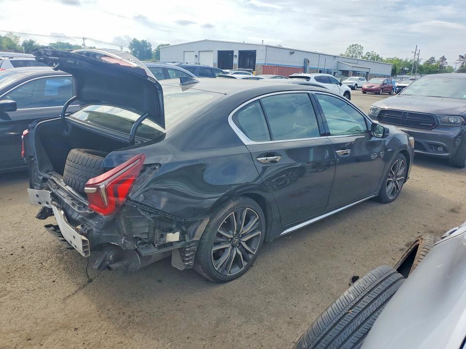 2018 Acura RLX VIN JH4KC2F98JC000456 COPART salvage auction — REAR END, Ct - Cert Of Title-Salvage, sold $2,900 on 2026-07-17 (photo 3)