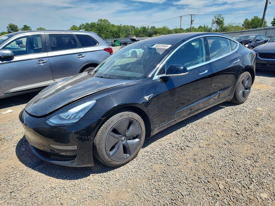 2018 Tesla Model 3 VIN 5YJ3E1EA1JF123492 COPART salvage auction — FRONT END, Nj - Cert Of Title-Salvage, sold $6,700 on 2026-07-28 (photo 1)
