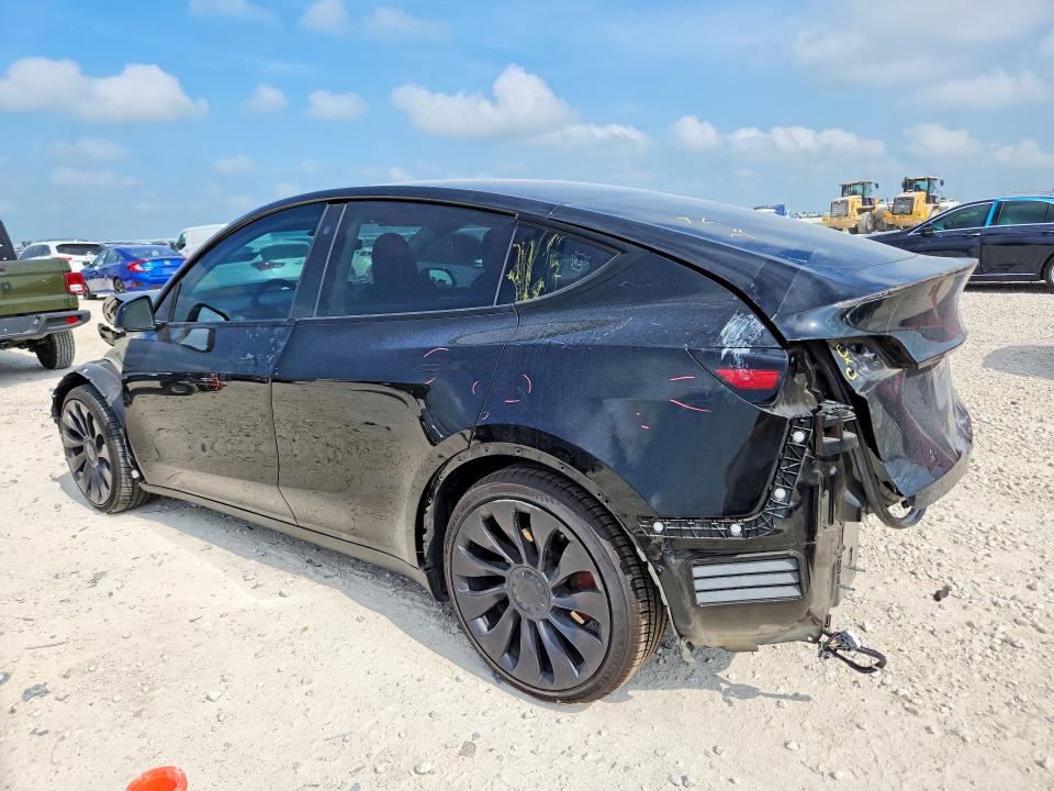 2023 Tesla VIN 7SAYGDEF0PF702448 COPART salvage auction — FRONT END, Tx - Salvage Vehicle Title, sold $100 on 2026-07-30 (photo 2)