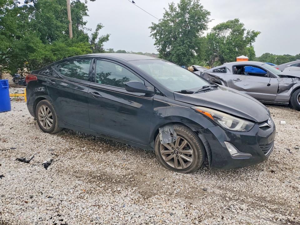 2014 Hyundai VIN KMHDH4AE2EU138498 COPART salvage auction — VANDALISM, Md - Cert Of Salvage > 75% Damage, sold $1,150 on 2026-07-02 (photo 4)