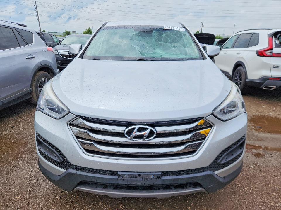 2015 Hyundai Santa fe VIN 5XYZTDLBXFG280189 COPART salvage auction — FRONT END, IL - SALVAGE CERTIFICATE, sold $1,800 on 2026-07-28 (photo 5)