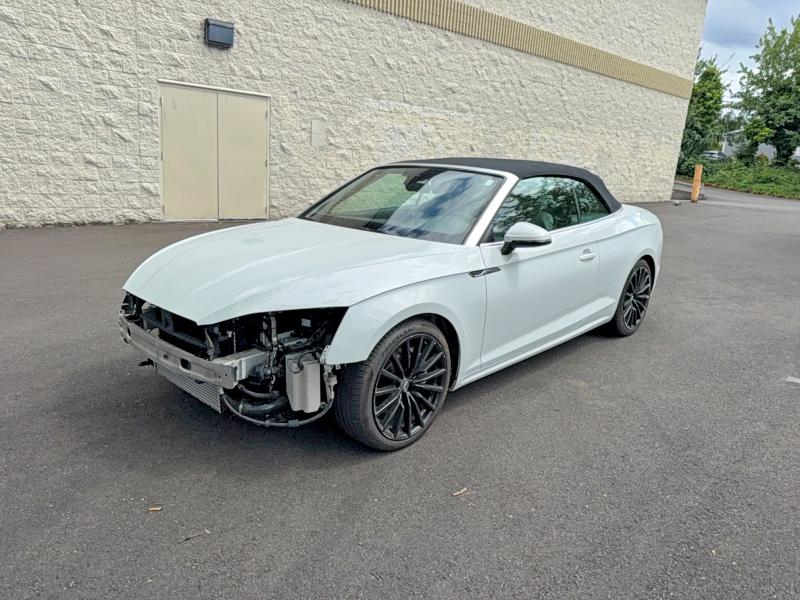 2018 Audi A5 VIN WAUYNGF56JN013336 COPART salvage auction — MINOR DENT/SCRATCHES, Id - Salvage Certificate Of Title (P), sold $9,700 on 2026-07-27 (photo 2)