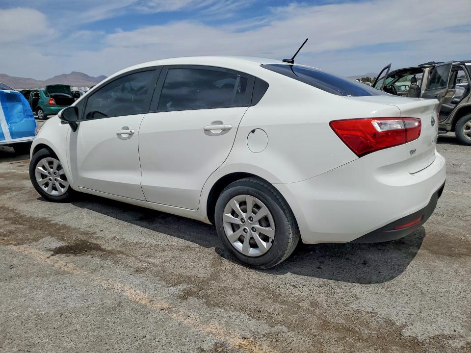 2013 Kia Rio VIN KNADM4A30D6293579 COPART salvage auction — VANDALISM, Nv - Salvage Title, sold $500 on 2026-07-30 (photo 2)