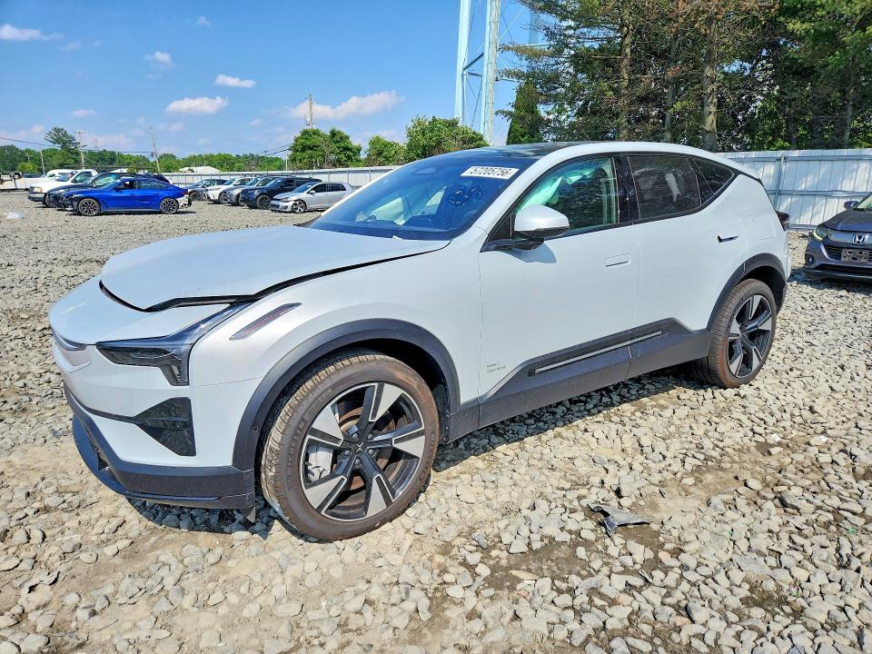 2025 Polestar VIN 7SYEA3YB1SG031741 COPART salvage auction — SIDE, Nj - Cert Of Title-Salvage, sold $16,800 on 2026-08-10 (photo 1)