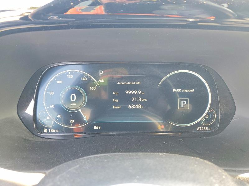 2022 Hyundai Palisade VIN KM8R74HEXNU469201 COPART salvage auction — REAR END, Fl - Certificate Of Destruction, sold $8,500 on 2026-07-10 (photo 9)