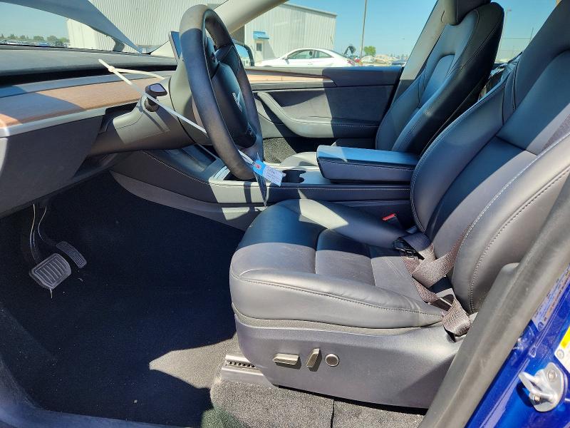 2024 Tesla Model y VIN 7SAYGDED7RF127122 COPART salvage auction — FRONT END, Ca - Salvage Certificate, sold $12,700 on 2026-07-13 (photo 7)