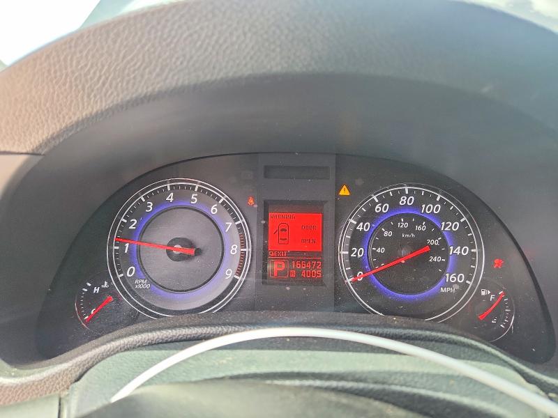 2009 Infiniti G VIN JNKCV66E79M724907 COPART salvage auction — FRONT END, Tx - Salvage Vehicle Title, sold $2,600 on 2026-07-17 (photo 9)