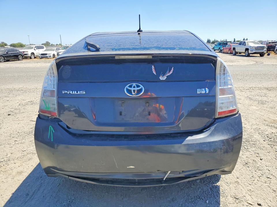 2011 Toyota Prius VIN JTDKN3DU0B5311054 COPART salvage auction — REAR END, Ca - Salvage Certificate, sold $775 on 2026-07-09 (photo 6)