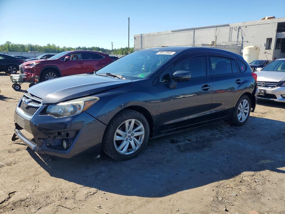 2015 Subaru Impreza VIN JF1GPAC67FH268964 COPART salvage auction — FRONT END, Va - Cert Of Title - Salvage, sold $450 on 2026-07-15 (photo 1)