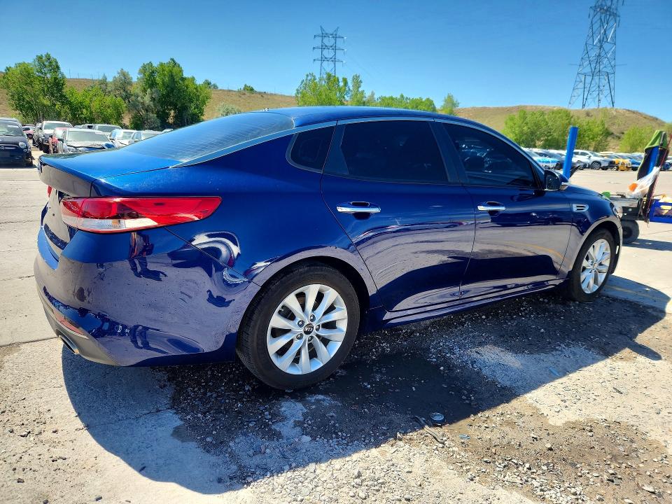 2017 Kia Optima VIN 5XXGT4L34HG163084 COPART salvage auction — VANDALISM, Co - Certificate Of Title, sold $3,300 on 2026-07-08 (photo 3)