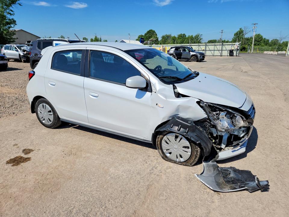 2024 Mitsubishi VIN ML32AUHJ9RH015950 COPART salvage auction — FRONT END, Ny - Mv-907A Salvage Certificate, sold $2,950 on 2026-07-08 (photo 4)