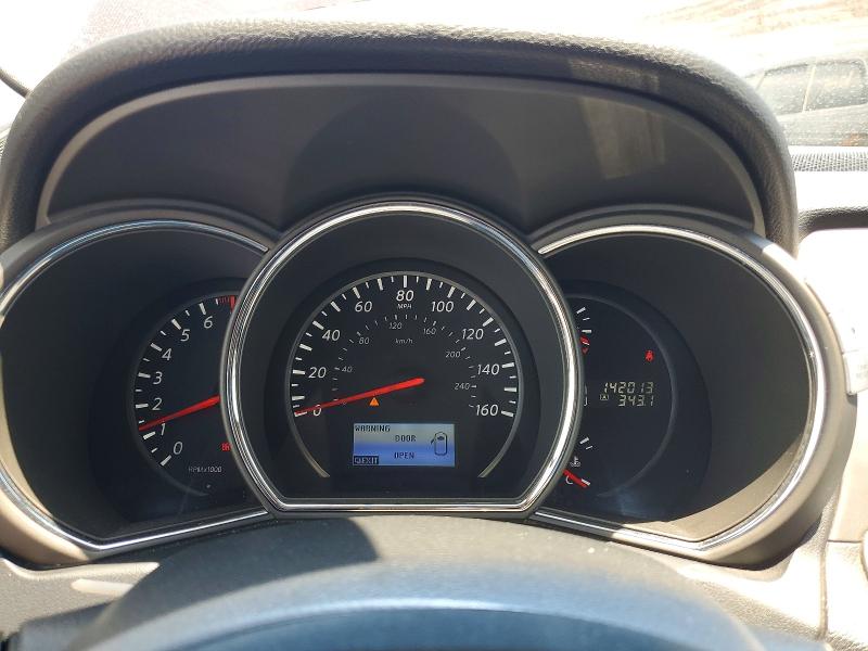 2013 Nissan Murano VIN JN8AZ1MW1DW316206 COPART salvage auction — FRONT END, Nv - Salvage Title, sold $975 on 2026-07-08 (photo 9)