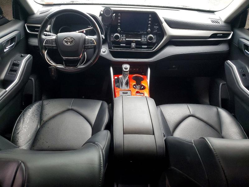 2020 Toyota Highlander VIN 5TDGZRBHXLS046755 COPART salvage auction — HAIL, Id - Salvage Certificate Of Title, sold $17,600 on 2026-07-31 (photo 8)