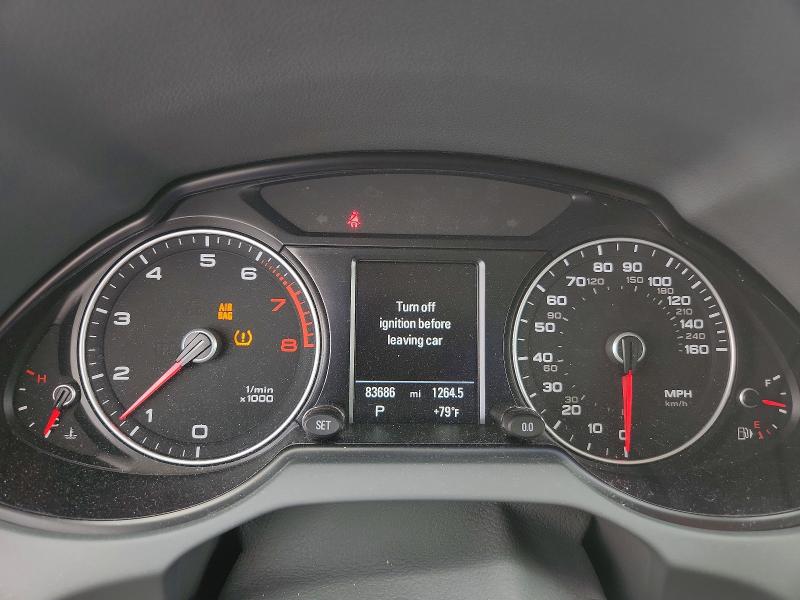2017 Audi Q5 VIN WA1L2AFP2HA019652 COPART salvage auction — FRONT END, Oh - Cert Of Title-Salvage, sold $90 on 2026-07-24 (photo 9)