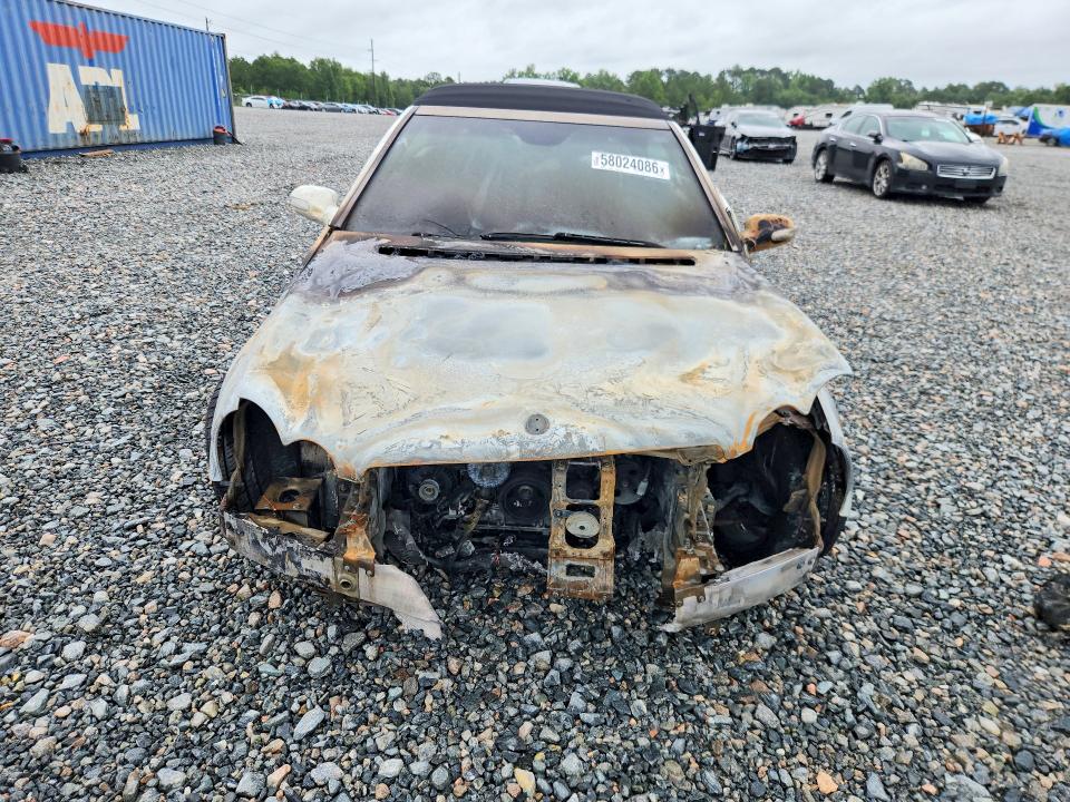 2005 Mercedes-benz Clk-klasse VIN WDBTK65G45T045303 COPART salvage auction — Burn Engine, Ga - Salvage/Fire Damage, sold $200 on 2026-07-28 (photo 5)