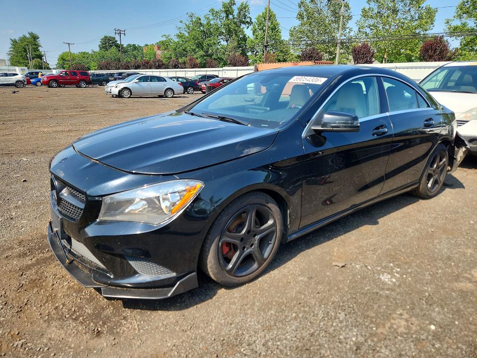 2014 Mercedes-benz Cla-klasse VIN WDDSJ4GB4EN112580 COPART salvage auction — REAR END, Ct - Cert Of Title-Salvage, sold $1,800 on 2026-07-10 (photo 1)