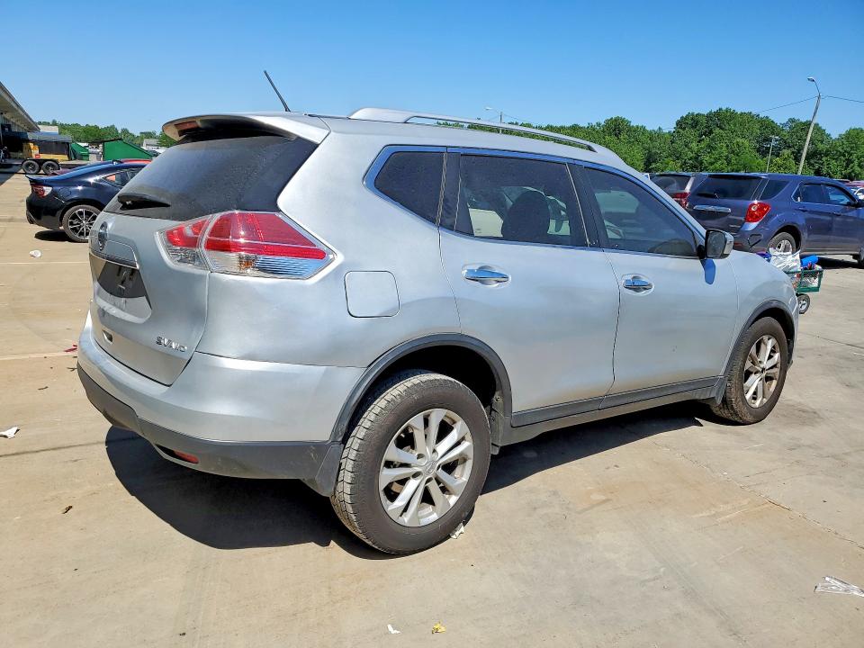 2016 Nissan Rogue VIN KNMAT2MV8GP614440 COPART salvage auction — SIDE, Ky - Cert Of Title-Rebuilt Water, sold $1,300 on 2026-07-16 (photo 3)