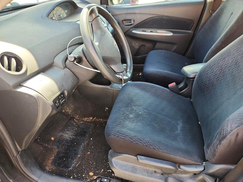 2008 Toyota Yaris VIN JTDBT903X81283690 COPART salvage auction — FRONT END, Tx - Salvage Vehicle Title, sold $600 on 2026-07-02 (photo 7)