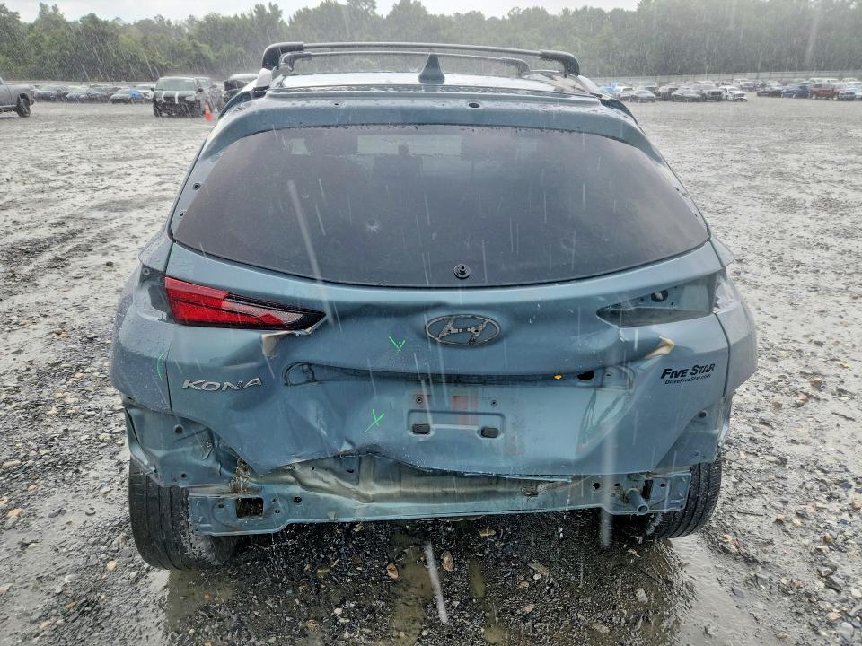 2022 Hyundai Kona VIN KM8K32AB0NU762610 COPART salvage auction — REAR END, Ga - Cert Of Title-Salvage, sold $1,450 on 2026-07-23 (photo 6)