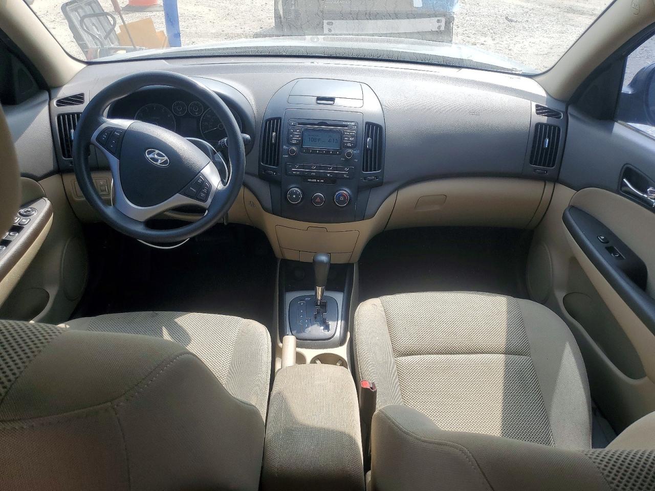 2012 Hyundai Elantra VIN KMHDC8AEXCU136582 COPART salvage auction — Front End, TX - SALVAGE VEHICLE TITLE, sold $650 on 2026-07-09 (photo 8)