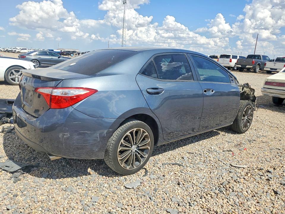 2016 Toyota Corolla VIN 5YFBURHE2GP511484 COPART salvage auction — FRONT END, Tx - Salvage Vehicle Title, sold $1,950 on 2026-07-14 (photo 3)