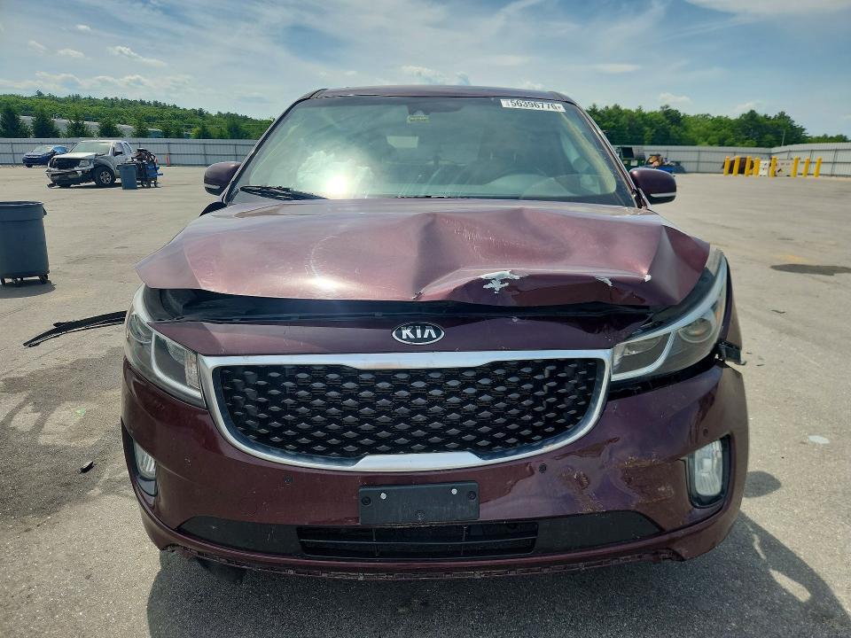 2017 Kia SEDONA VIN KNDMC5C11H6336632 COPART salvage auction — FRONT END, Me - Cert Of Title-Salvage Collisio, sold $650 on 2026-07-10 (photo 5)