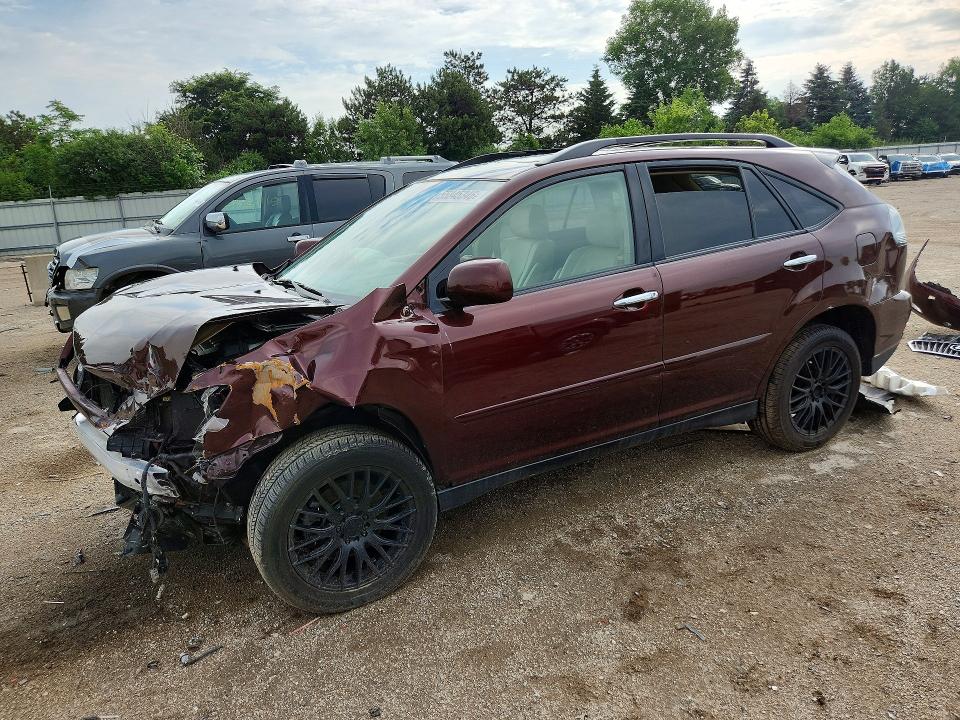 2009 Lexus Rx 350 VIN JTJHK31U492061902 COPART salvage auction — FRONT END, IL - SALVAGE CERTIFICATE, sold $975 on 2026-07-14 (photo 1)