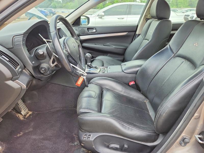2013 Infiniti G VIN JN1CV6AR9DM352316 COPART salvage auction — REAR END, Il - Salvage Certificate, sold $1,950 on 2026-07-21 (photo 7)