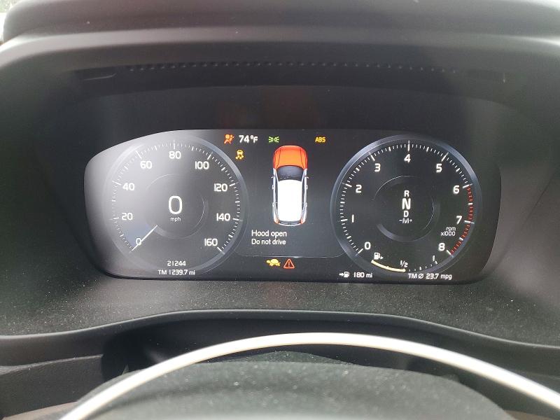 2020 Volvo Xc40 VIN YV4162UK7L2315975 COPART salvage auction — FRONT END, Va - Cert Of Title - Salvage, sold $5,800 on 2026-07-22 (photo 9)
