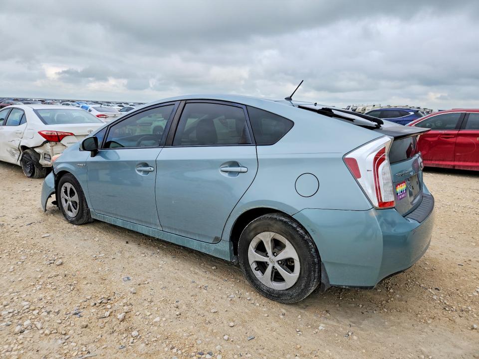 2013 Toyota Prius VIN JTDKN3DU9D1633394 COPART salvage auction — FRONT END, Tx - Salvage Vehicle Title, sold $1,600 on 2026-07-16 (photo 2)