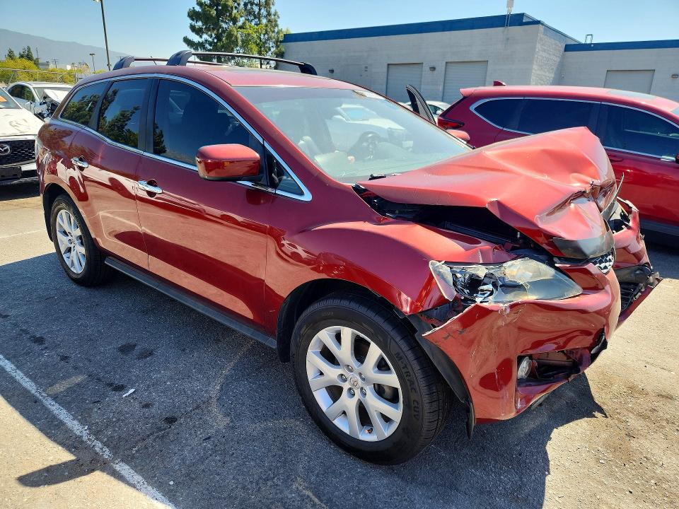 2007 Mazda Cx-7 VIN JM3ER293X70115078 COPART salvage auction — FRONT END, Ca - Salvage Certificate, sold $150 on 2026-07-14 (photo 4)