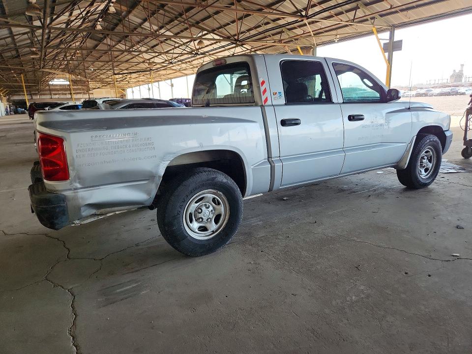 2006 Dodge Dakota VIN 1D7HE28N56S643673 COPART salvage auction — REAR END, AZ - CERT OF TITLE - SALVAGE, sold $425 on 2026-07-29 (photo 3)