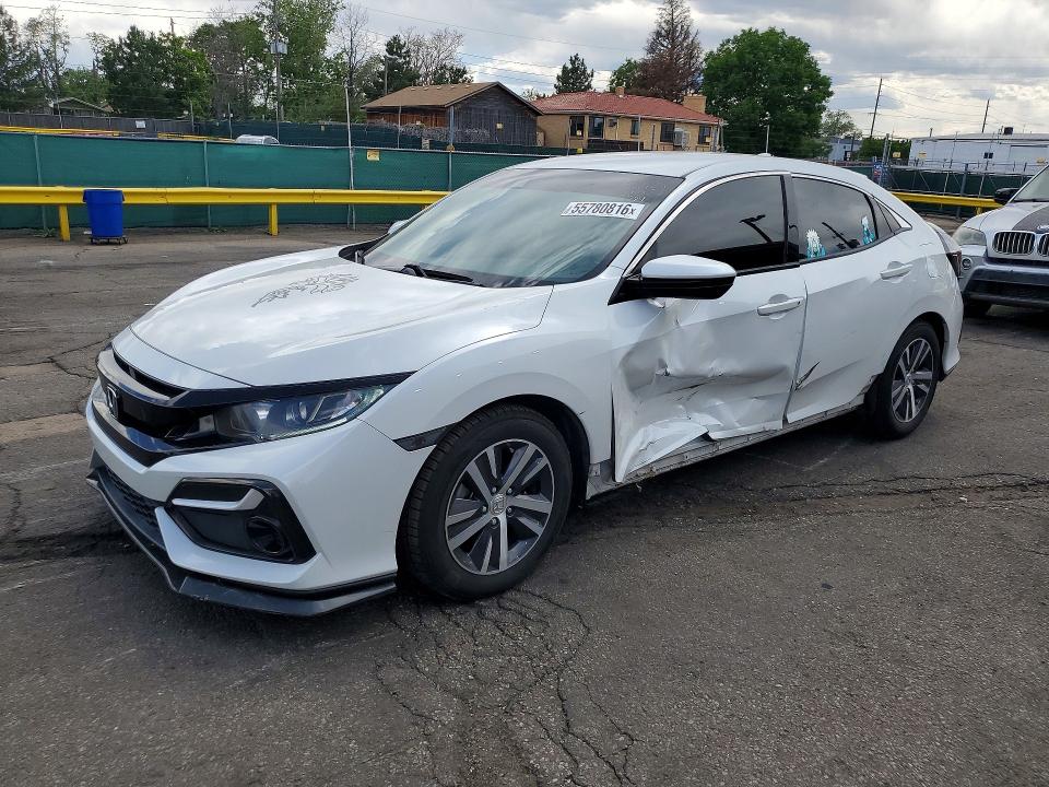 2020 Honda Civic VIN SHHFK7H39LU211620 COPART salvage auction — SIDE, CO - PUBLIC - SALVAGE TITLE (P), sold $3,650 on 2026-07-28 (photo 1)