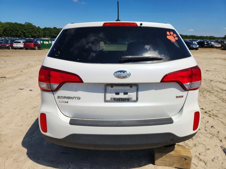 2015 Kia Sorento VIN 5XYKT3A69FG564978 COPART salvage auction — NORMAL WEAR, De - Certificate Of Title, sold $1,100 on 2026-07-14 (photo 6)