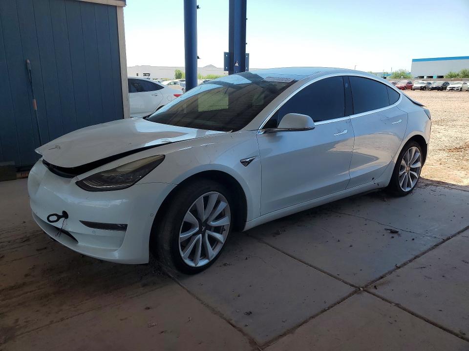 2019 Tesla Model 3 VIN 5YJ3E1EA3KF436271 COPART salvage auction — FRONT END, Az - Cert Of Title - Salvage, sold $250 on 2026-07-28 (photo 1)