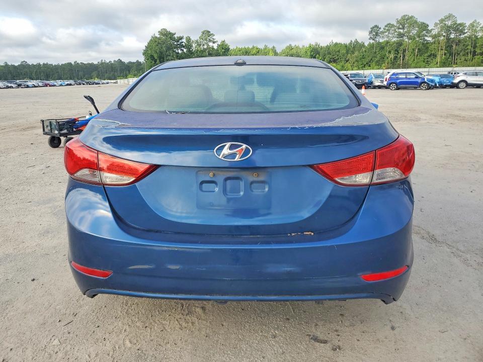 2013 Hyundai Elantra VIN KMHDH4AE3DU998375 COPART salvage auction — MINOR DENT/SCRATCHES, Sc - Cert Of Title-Salvage Rebuilt, sold $750 on 2026-08-02 (photo 6)