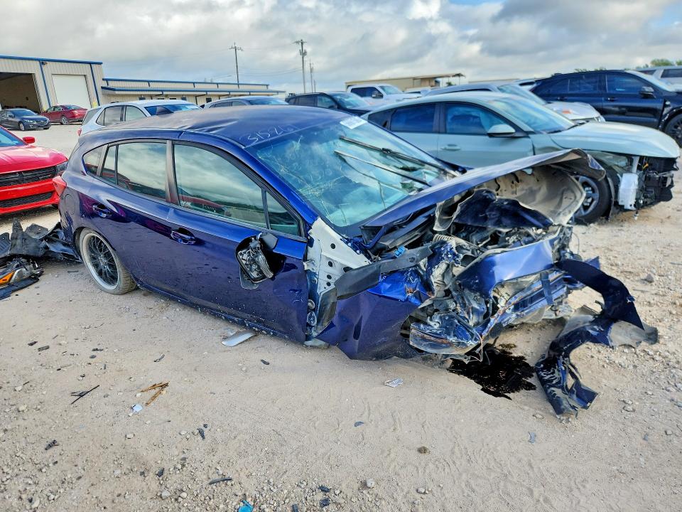 2017 Subaru Impreza VIN 4S3GTAK61H3717370 COPART salvage auction — FRONT END, Tx - Salvage Vehicle Title, sold $225 on 2026-07-02 (photo 4)