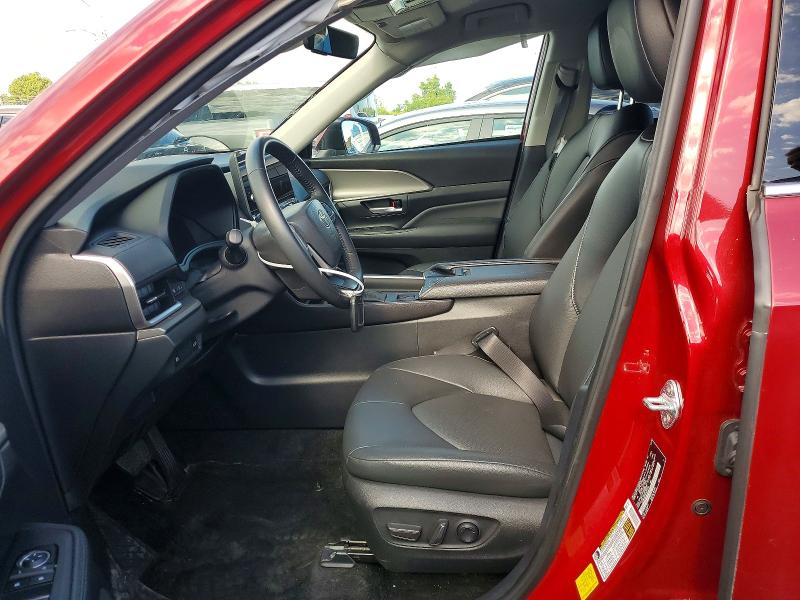 2024 Toyota Highlander VIN 5TDAAAB54RS051740 COPART salvage auction — SIDE, Il - Certificate Of Title, sold $21,250 on 2026-07-28 (photo 7)
