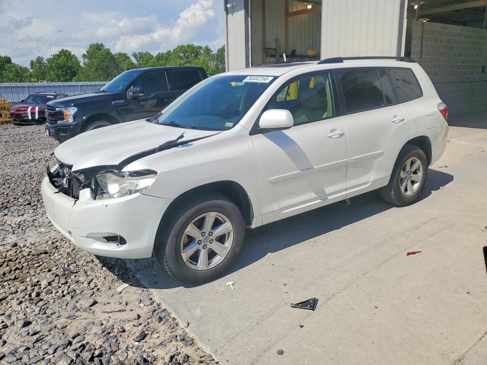 2010 Toyota Highlander VIN 5TDKK3EH6AS007374 COPART salvage auction — FRONT END, Mo - Salvage Certificate Of Title, sold $70 on 2026-07-21 (photo 1)