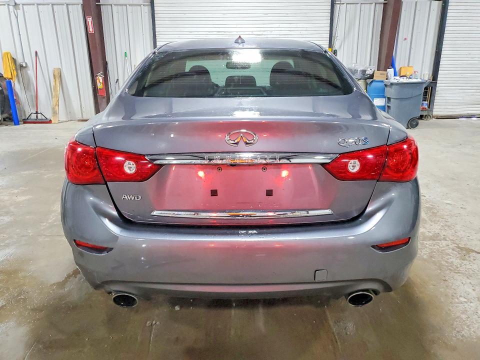 2014 Infiniti Q50 VIN JN1AV7AR3EM702019 COPART salvage auction — SIDE, PA - CERTIFICATE OF SALVAGE, sold $2,000 on 2026-07-22 (photo 6)