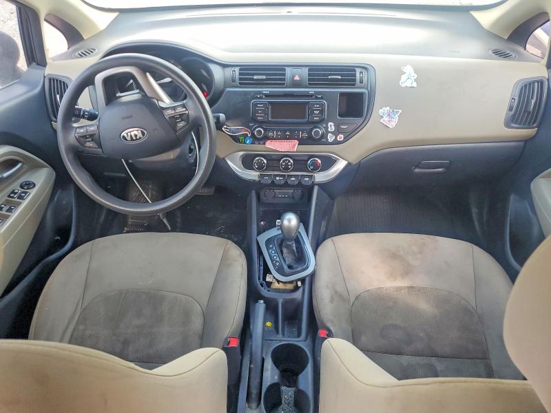2014 Kia Rio VIN KNADM4A37E6335991 COPART salvage auction — FRONT END, Nm - Cert Of Title-Salvage, sold $200 on 2026-07-22 (photo 8)