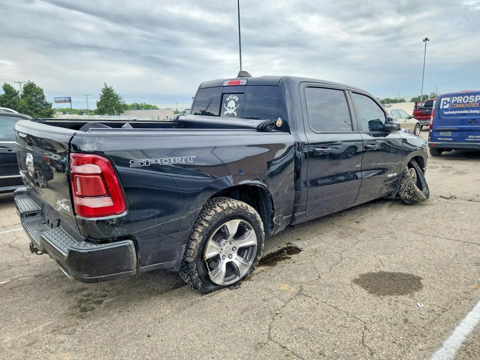 2023 Ram 1500 VIN 1C6SRFJT7PN587540 COPART salvage auction — SIDE, Oh - Cert Of Title-Salvage, sold $14,000 on 2026-09-02 (photo 3)