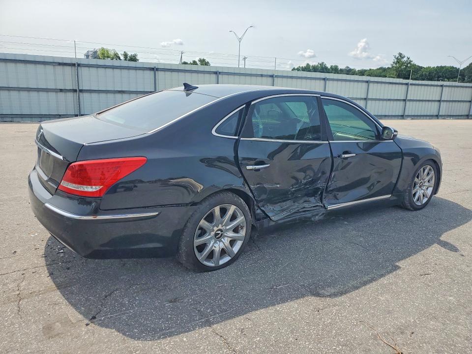 2012 Hyundai VIN KMHGH4JH2CU051530 COPART salvage auction — SIDE, NC - SALVAGE CERTIFICATE OF TITLE, sold $700 on 2026-07-30 (photo 3)