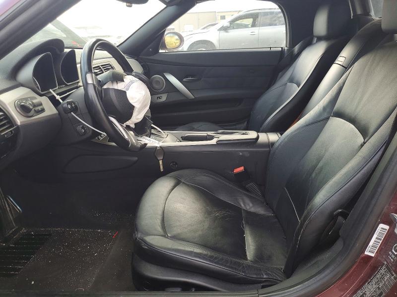 2003 BMW Z4 VIN 4USBT334X3LS45711 COPART salvage auction — FRONT END, Tx - Salvage Vehicle Title, sold $325 on 2026-07-02 (photo 7)