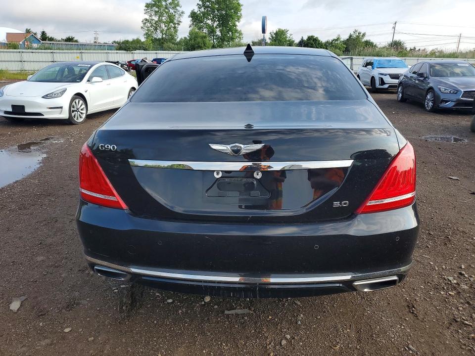 2019 Genesis G90 VIN KMTF54JH6KU064080 COPART salvage auction — SIDE, Oh - Cert Of Title-Salvage, sold $7,900 on 2026-07-13 (photo 6)