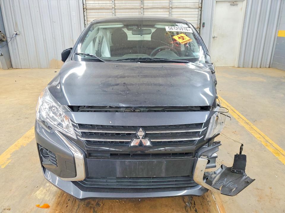 2024 Mitsubishi Mirage VIN ML32AUHJ7RH021018 COPART salvage auction — FRONT END, Fl - Dlr Only Cert Of Destruction, sold $1,500 on 2026-07-08 (photo 5)